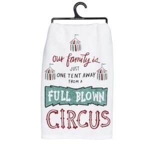'Full Blown Circus' Decorative Kitchen Towel